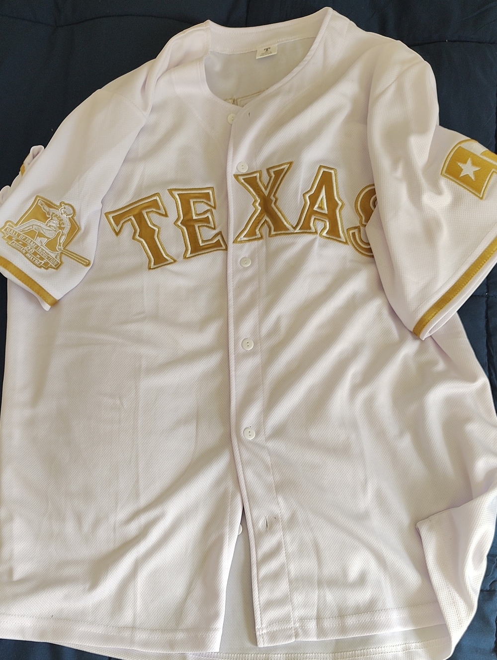 Texas Rangers Adrian Beltre Hall Of Fame Jersey Large MLB